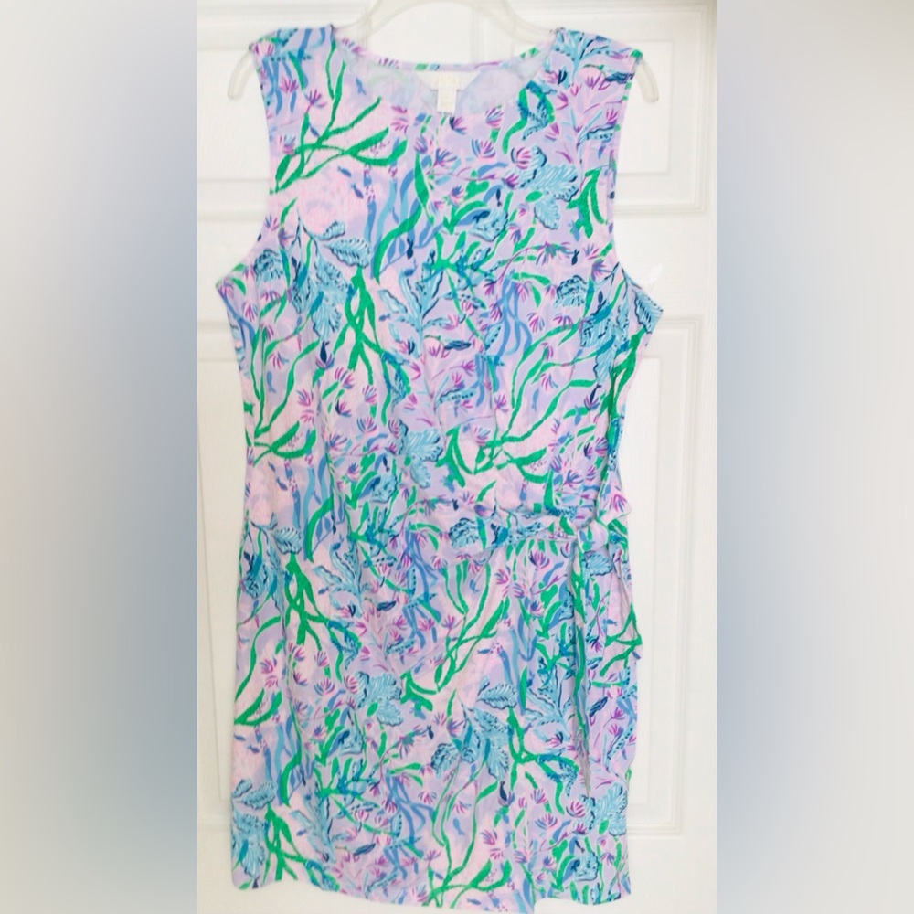 Lilly Pulitzer Bryson Dress Multi Seacret Escape New In Package - Picture 5 of 12